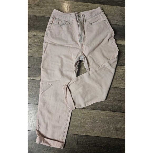 Madewell The MomJean Overdyed Edition Pink Purple Lilac Size 29 - Picture 9 of 12